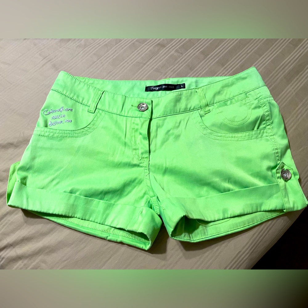 Green shorts